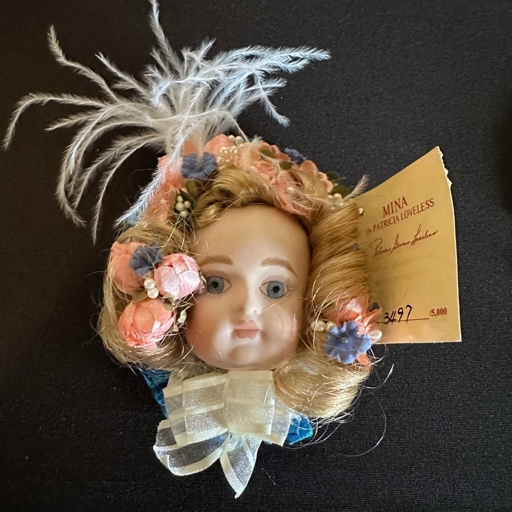 Vintage MINA By Patricia Loveless  Doll  Brooch